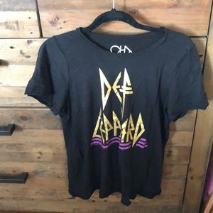 Def Leopard tee